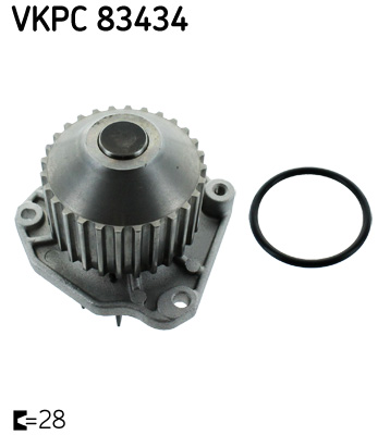 Vodné čerpadlo, chladenie motora SKF
